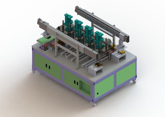Li Ion Battery Manufacturing Hot Press-Materiaal 4 het Type van Post Rechte Lijn