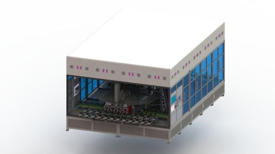 4 van het de Persmateriaal van postli ion battery manufacturing equipment hot Rechte Lijntype