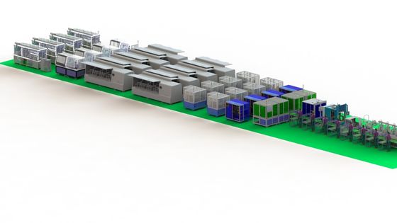De hoge van de het Lithiumbatterij van de Kostenefficiency Productielijn 600-800pcs/H met Hoge Flexibiliteit