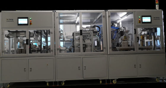 Auto van het de Lopende bandaluminium van de Lithium Ionenbatterij De Plakbandmachine van Shell
