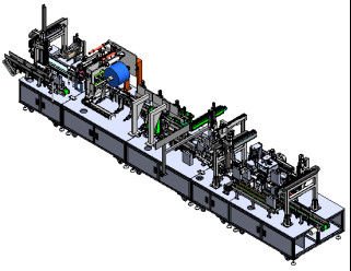 Auto van het de Lopende bandaluminium van de Lithium Ionenbatterij De Plakbandmachine van Shell