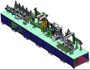 Auto van het de Lopende bandaluminium van de Lithium Ionenbatterij De Plakbandmachine van Shell