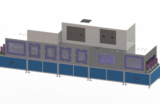 Automatisch Lithium Ion Battery Production Line 18PPM/Min For Square Battery Cleaning