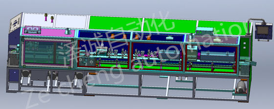 De cilindrische Schoonmakende Machine van de Lithiumbatterij, Lithium Ion Battery Production Line