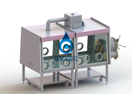 Sus304 Lopende band van de Lithium de Ionenbatterij 2 Sectie Standaard de Handschoenvakje van 1200 Mm