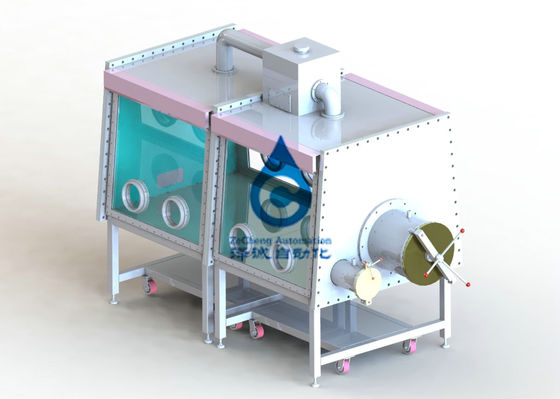 Sus304 Lopende band van de Lithium de Ionenbatterij 2 Sectie Standaard de Handschoenvakje van 1200 Mm