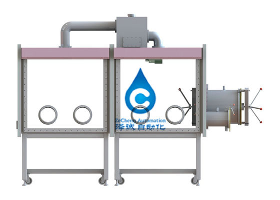 Sus304 Lopende band van de Lithium de Ionenbatterij 2 Sectie Standaard de Handschoenvakje van 1200 Mm