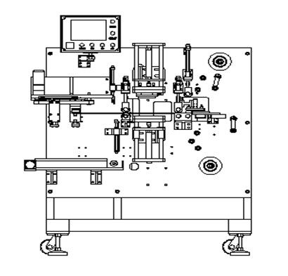 Lithium Ion Battery Pole Sheet Bag dat PLC van Machineomron Controlesysteem maakt
