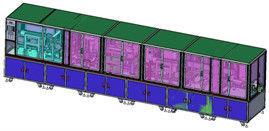 Lijn van de de Postomhulling van aluminiumshell car battery production line de Volledige Automatische Dubbele