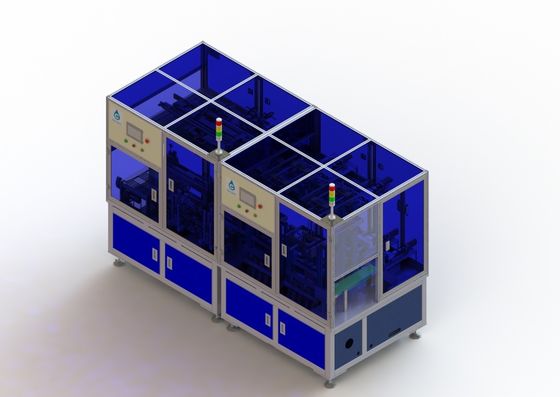 1500KG de Staart van de de Productielijn het Vierkante Batterijcel van de autobatterij Vastbinden in Shell-Machine