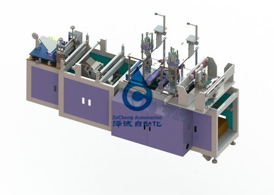 Autobatterijproductielijn die PLC van de Maskermachine Automatische Controle vouwen