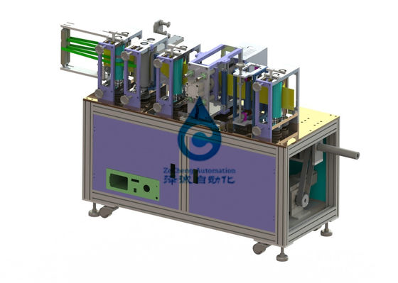 6KW Automatische PLC van de batterijproductielijn Controle die Maskermachine vouwen