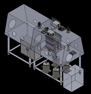 Lithiumbatterij het Uitdelen van Ultracapacitor van het Productiemateriaal Machine