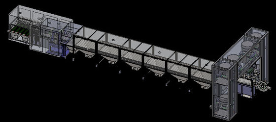 Geautomatiseerde de Zakproductielijn van de Lamineerders Technische Overeenkomst van Batterijplaat