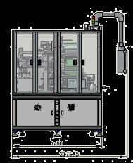 Het automatische Simplex het Lamineren Procédé van de Machinelaminering van Machtsbatterij