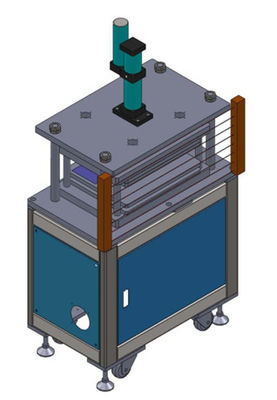De semi Automatische van het de Productielijnaluminium van de Lithiumbatterij Plastic Film die Machine vormt