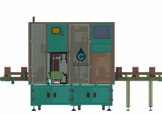 Het auto van het de Spectrometerlithium van de Heliummassa de Batterijtest Schoonmaken wikkelt Mounter