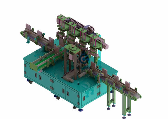 Het auto van het de Spectrometerlithium van de Heliummassa de Batterijtest Schoonmaken wikkelt Mounter