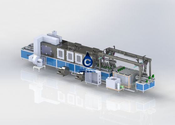 12PPM van de de Productielijn380v Macht van de lithiumbatterij de Batterij Ultrasoon Schoner SMC