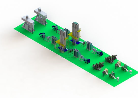 CZinc - Nikkelbatterij, Ijzer - Nikkelbatterij, Cadmium - de Plaat Automatische Productielijn van de Nikkelbatterij
