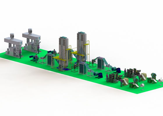 CZinc - Nikkelbatterij, Ijzer - Nikkelbatterij, Cadmium - de Plaat Automatische Productielijn van de Nikkelbatterij