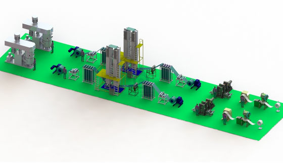 CZinc - Nikkelbatterij, Ijzer - Nikkelbatterij, Cadmium - de Plaat Automatische Productielijn van de Nikkelbatterij