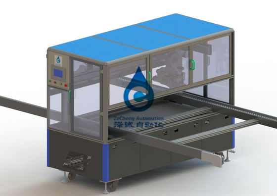 Vierkante Batterijmodule Automatische het Vastbinden Machineplc voor Busbar Blad