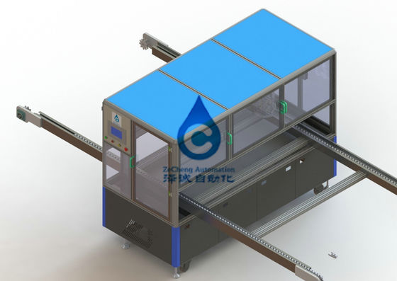 Vierkante Batterijmodule Automatische het Vastbinden Machineplc voor Busbar Blad