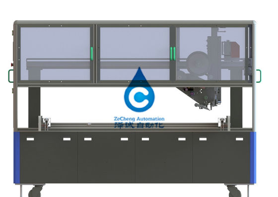 Vierkante Batterijmodule Automatische het Vastbinden Machineplc voor Busbar Blad
