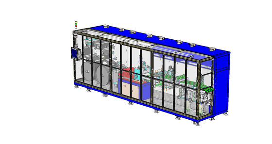 De Matrijzensnijmachine 220V van het hoge snelheids30ppm Metaal voor het Stuk van Batterijpool
