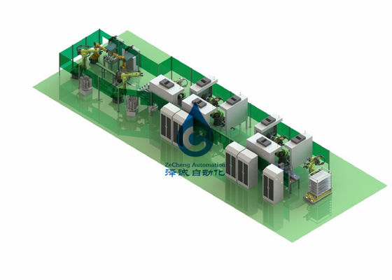 100PPM van het Materiaal Automatische 18650 Batterij van de batterijproductie het PakLopende band